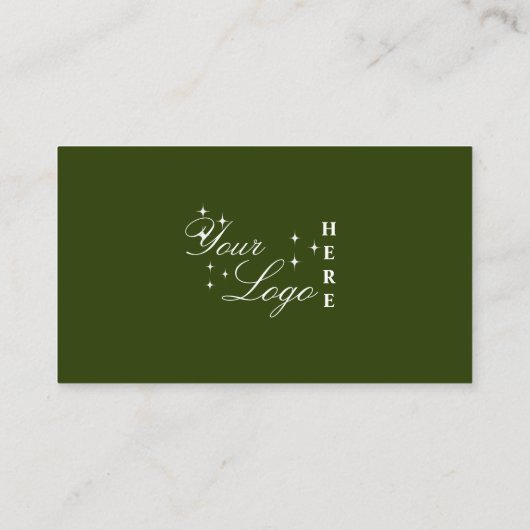 Maak contact met ons via social media green QR Cod Visitekaartje (Achterkant)