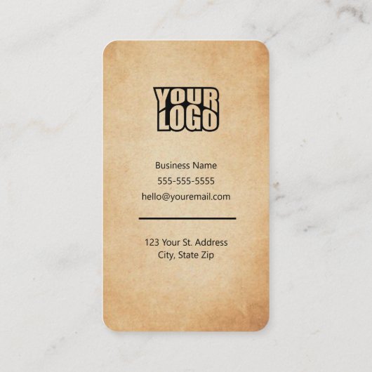 Maak contact met ons Visitekaartje via social medi (Achterkant)