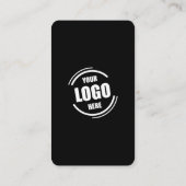 Maak contact met ons Zwart Wit QR Code Social Medi Visitekaartje (Achterkant)