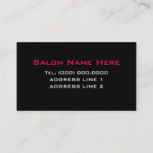 Maak Cosmetische Visitekaartjes omhoog (Achterkant)