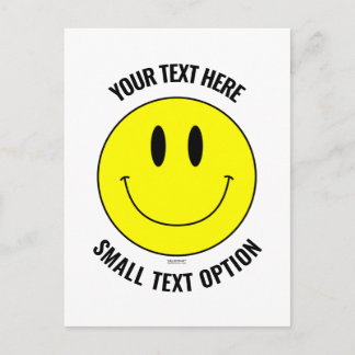 Maak, Creëer Je Eigen Smilie Smile Ansichtkaart Briefkaart