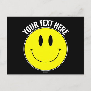 Maak, Creëer Je Eigen Smilie Smile Ansichtkaart Briefkaart
