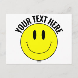 Maak, Creëer Je Eigen Smilie Smile Ansichtkaart Briefkaart