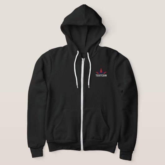 Maak Crypto weer geweldig Vrouwen Zip Up Hoodie (Laagn)
