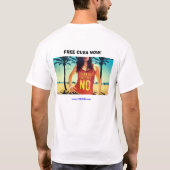 Maak Cuba nu vrij! T-shirt (Achterkant)