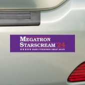 Maak Cybertron weer geweldig Bumpersticker (Op auto)