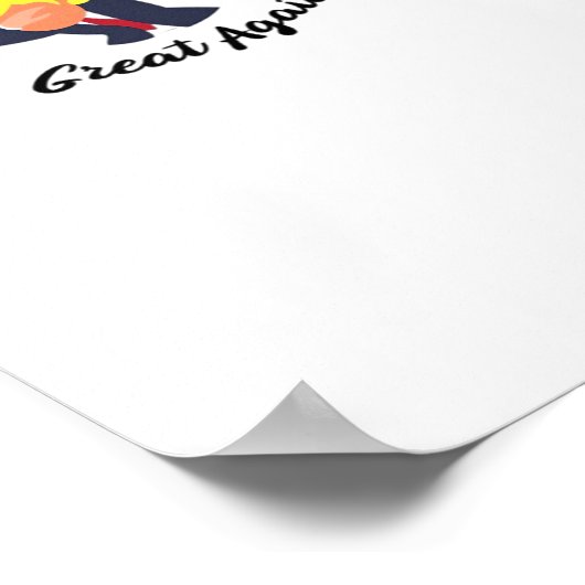 Maak dabbing weer geweldig design klassiek poster (Hoek)