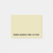 Maak dagelijkse telling Inspirerend Typografie Post-it® Notes (Voorkant)