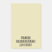 Maak dagelijkse telling Inspirerend Typografie Post-it® Notes (Voorkant)