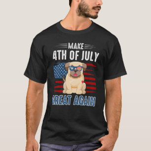 Maak de 4e juli opnieuw Mannen T-shirt