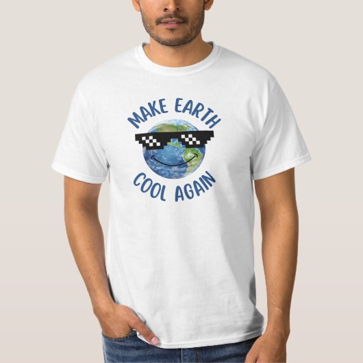 Maak de Aarde weer Cool T-shirt (Voorkant)