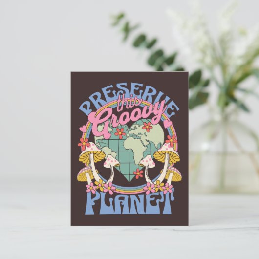 Maak de aarde weer geweldig briefkaart (Staand voorkant)