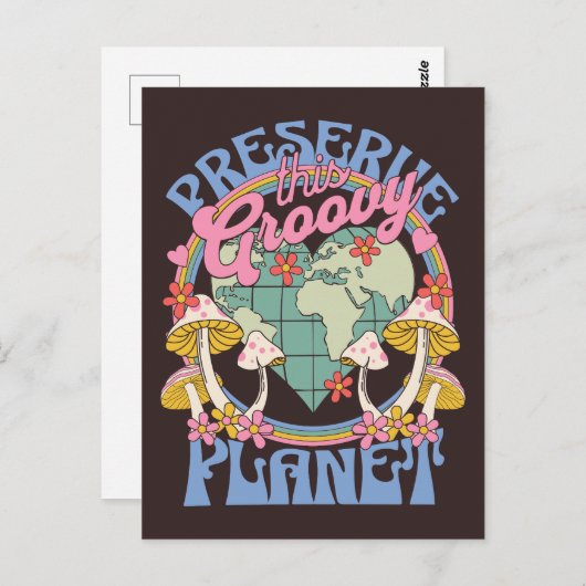 Maak de aarde weer geweldig briefkaart (Voorkant / Achterkant)