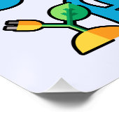 Maak de aarde weer geweldig perfect poster (Hoek)