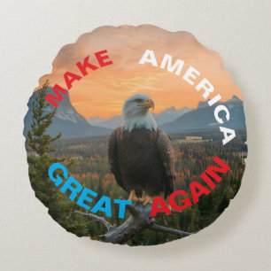 MAAK DE AMERIKAANSE GROTE EAGLE SUNRISE OPNIEUW ROND KUSSEN