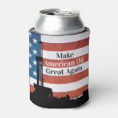 Maak de Amerikaanse olie weer geweldig Blikjeskoeler (Blikje Voorkant)