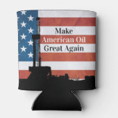 Maak de Amerikaanse olie weer geweldig Blikjeskoeler (Achterkant)