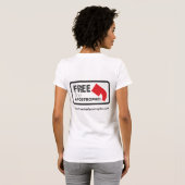 Maak de Apostrofe vrij - T-Shirt (Achterkant volledig)
