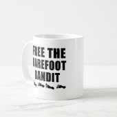 Maak de Barefoot Bandit Tshirts vrij Koffiemok (Voorkant links)