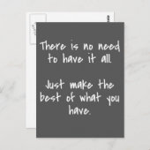 Maak de beste Inspirerend offerte Briefkaart (Voorkant / Achterkant)