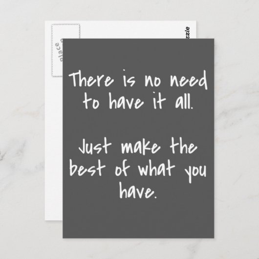 Maak de beste Inspirerend offerte Briefkaart (Voorkant / Achterkant)