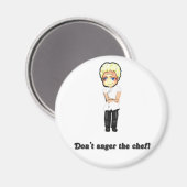 Maak de chef-kok niet kwaad! magneet (Voorkant / Achterkant)