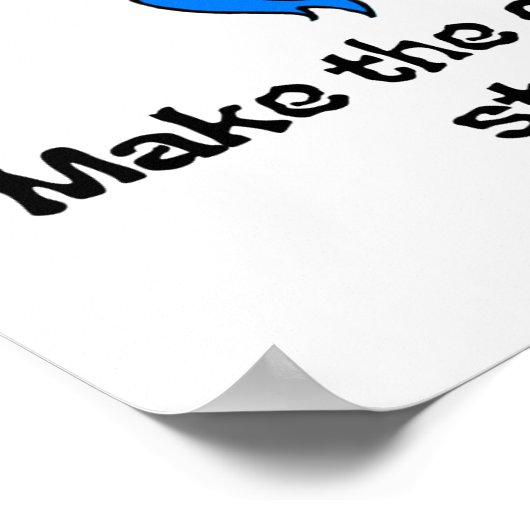 Maak de Crazy Clowns Stop Staring Poster (Hoek)