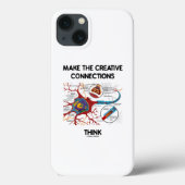 Maak de creatieve verbindingen denken neonsynaps Case-Mate iPhone case (Achterkant)