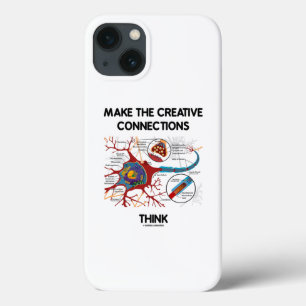 Maak de creatieve verbindingen denken neonsynaps Case-Mate iPhone case