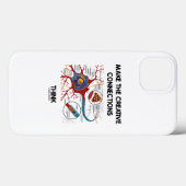 Maak de creatieve verbindingen denken neonsynaps Case-Mate iPhone case (Achterkant (horizontaal))