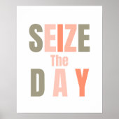 MAAK DE DAG MOTIVATIE QUOTE POSTER (Voorkant)