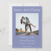 Maak de datum Maandag Modern Foto Kennisgeving Save The Date (Voorkant)
