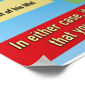 Maak de deadline van het werk af. Een klaslokaal p Poster (Hoek)