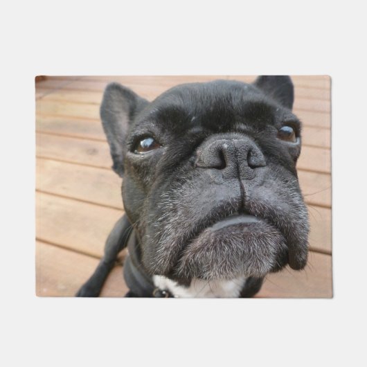 Maak de deur van de Frenchie dicht Deurmat (Voorkant)