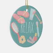 Maak de dingen van de Spa rond Klassiek Keramisch Ornament (Rechts)