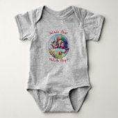 Maak de Dragon Baby One Piece niet wakker Romper (Voorkant)