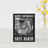 Maak de eekhoorns weer veilig Trump 2024 Red de Kaart (Gele Bloem)