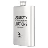 Maak de fles met poeder vrij heupfles (Links)