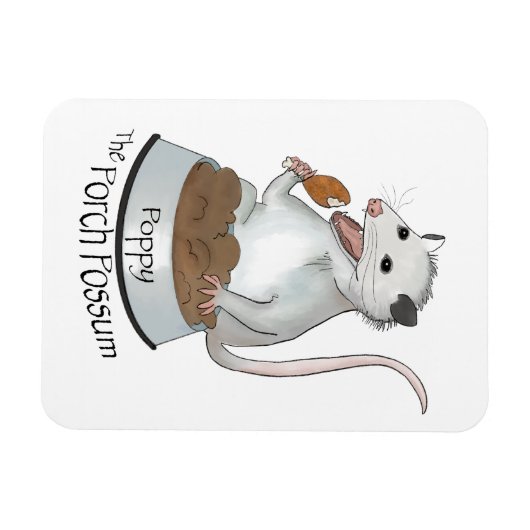 Maak de flexibele magneet van de Porch Possum los (Horizontaal)