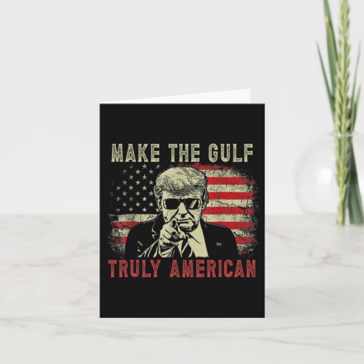 Maak de Golf echt Amerikaans Kaart (Voorkant)