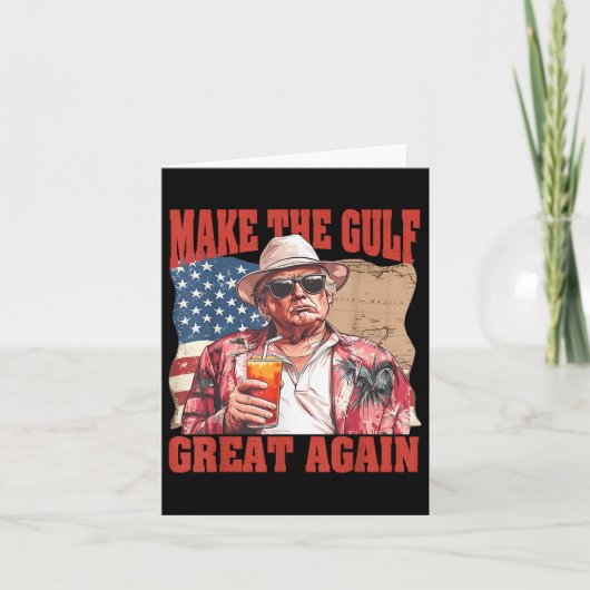 Maak de Golf weer geweldig grappig Trump Golf van Kaart (Voorkant)