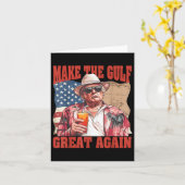 Maak de Golf weer geweldig grappig Trump Golf van Kaart (Gele Bloem)