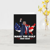 Maak de Golf weer geweldig grappig Trump Golf van Kaart (Gele Bloem)