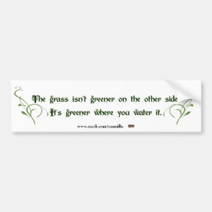 Maak de Grass Groer Bumpersticker