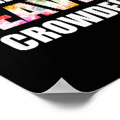 Maak de hemel druk beletterd bloemschrift _ Christ Poster (Hoek)