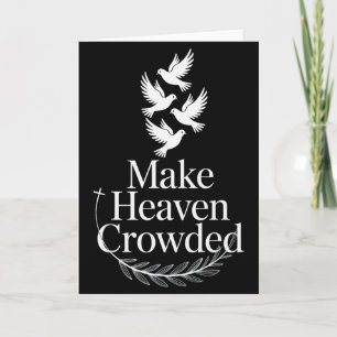 Maak de hemel druk Christelijk geloof Duif Religie Kaart