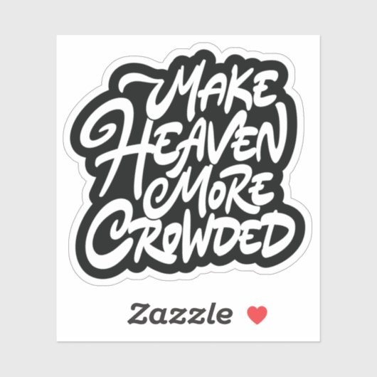 Maak de hemel meer vol sticker (Vel)