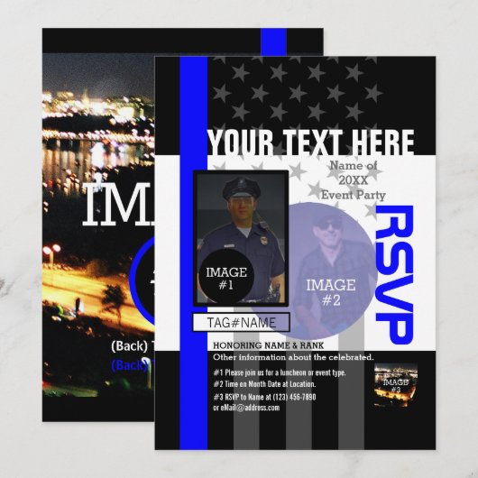 Maak de jouwe met 4 afbeeldingen en 12 tekstregels kaart (Voorkant / Achterkant)