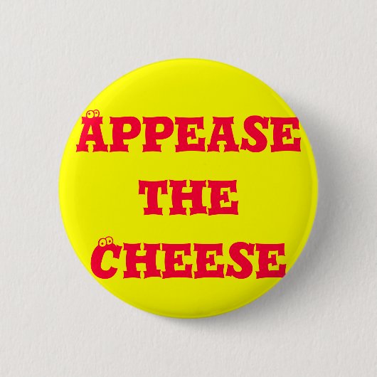 Maak de kaas zichtbaar ronde button 5,7 cm (Voorkant)