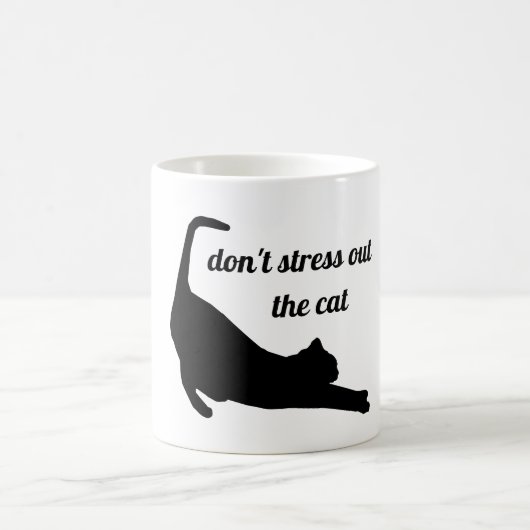 Maak de kat niet overstuur koffiemok (Center)